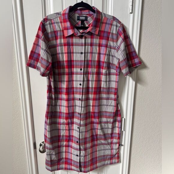 Alaskan Hardgear  and Gray Plaid Shirt dress - Picture 1 of 11